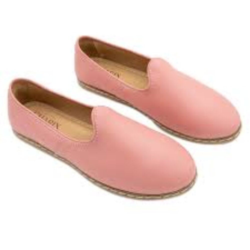 Charix Pink Leather Shoes -  Women's 5 /  EU 36